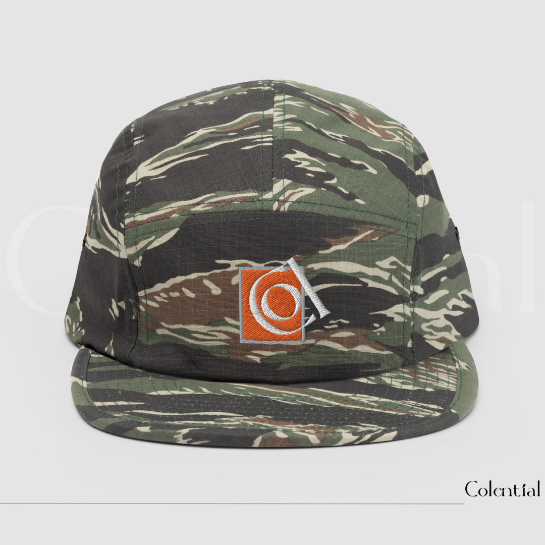 Colential Embroidered Five Panel Cap - CR809