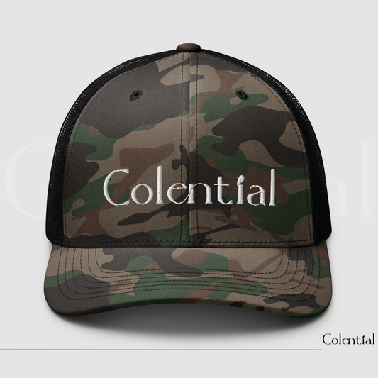 Colential Embroidered Camouflage trucker hat - CW805