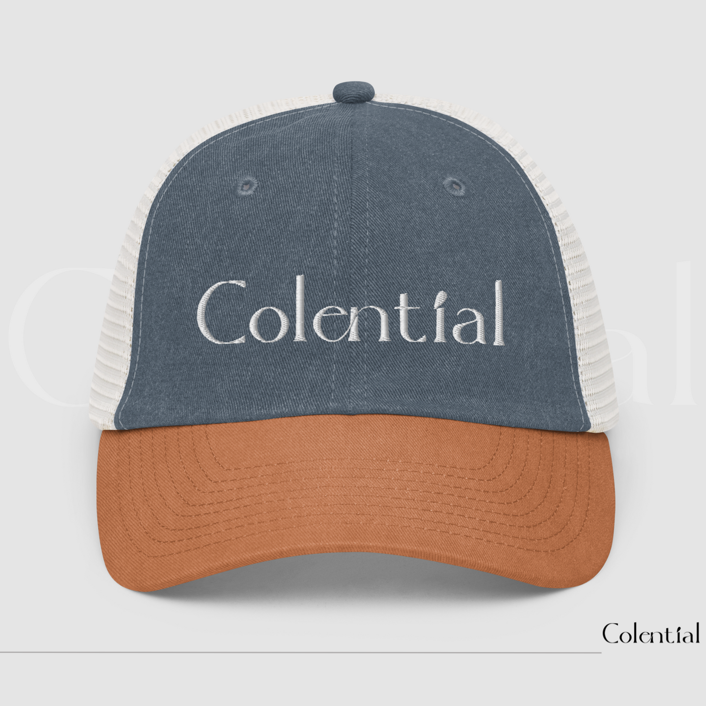 Colential Embroidered Uni-Sex Pigment-dyed Sportsman cap - CW804