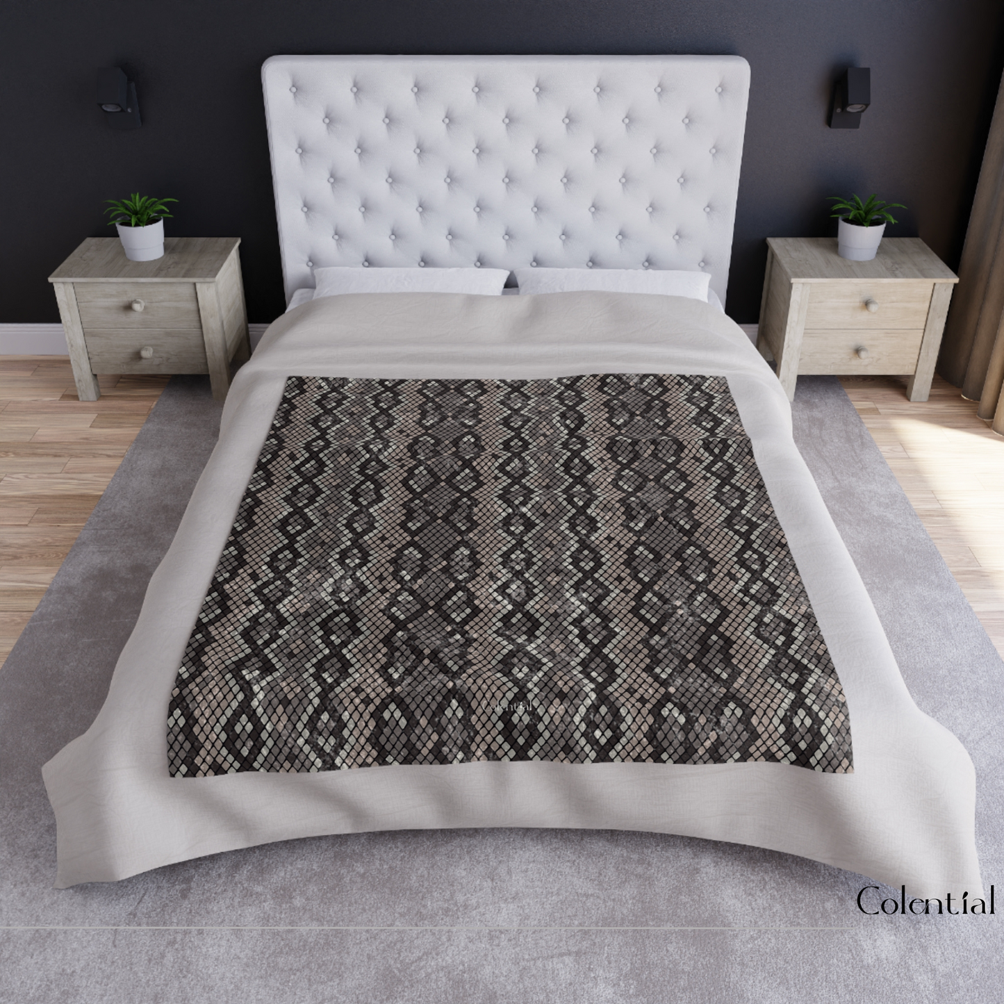 Colential Crushed Velvet Blanket - BV011