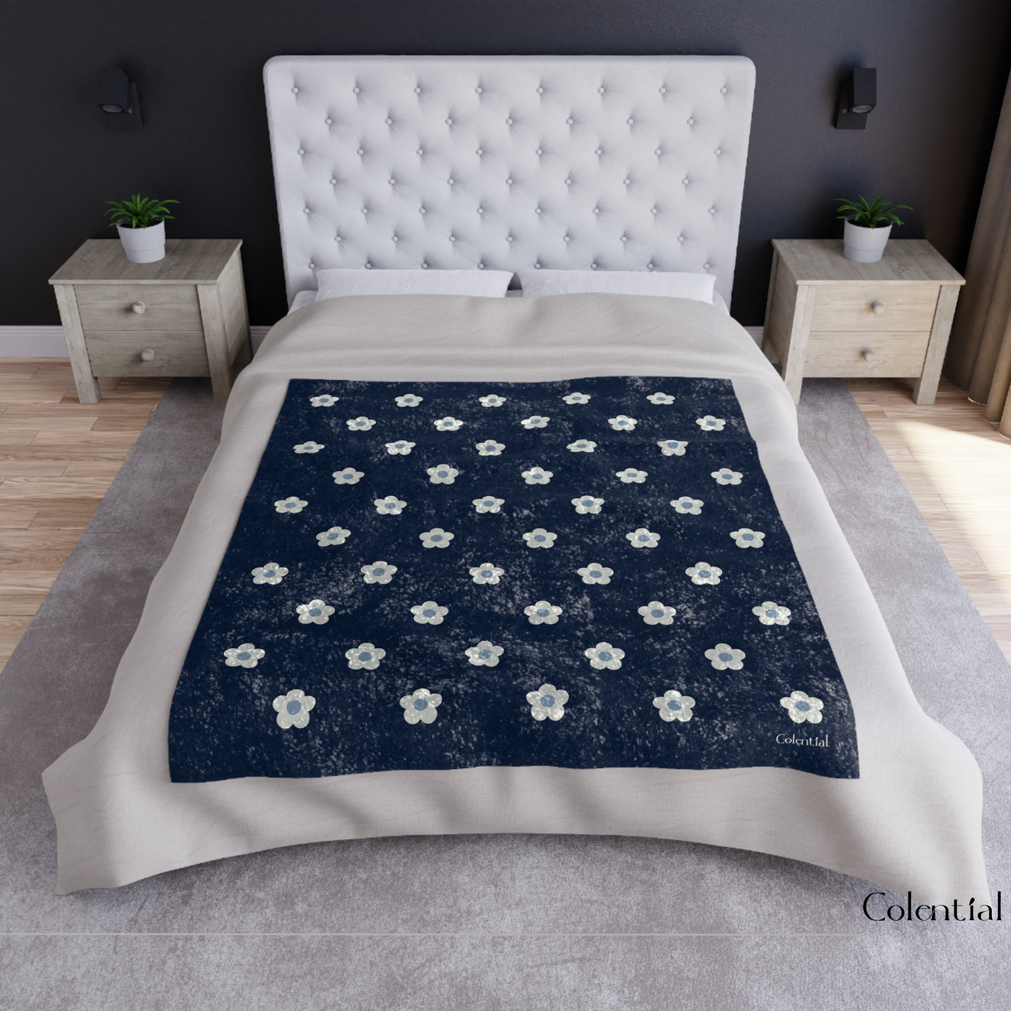 Colential Crushed Velvet Blanket - BV007