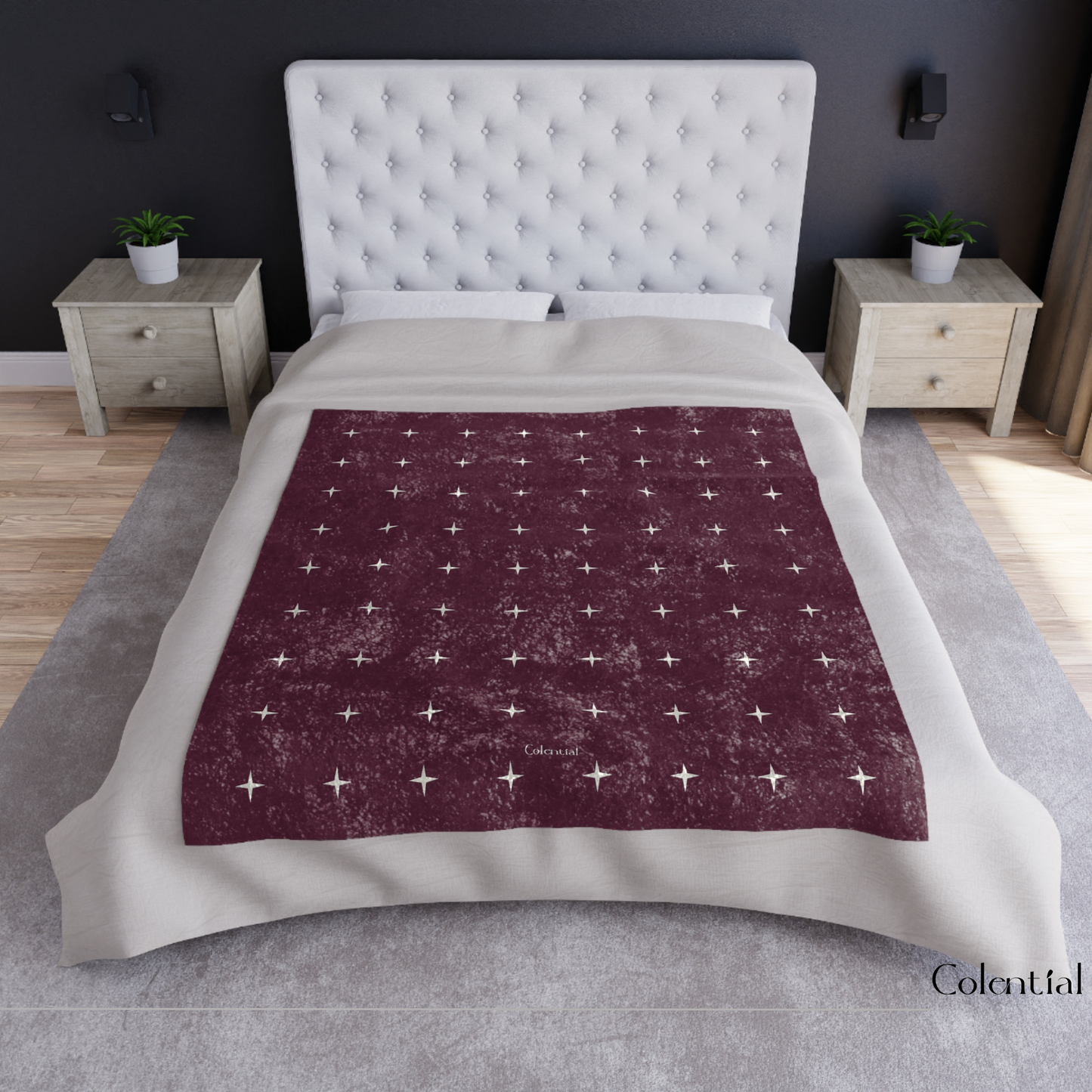 Colential Crushed Velvet Blanket - BV013